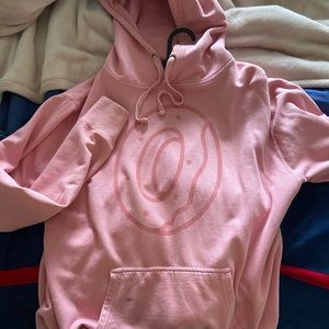 Pink odd future hoodie